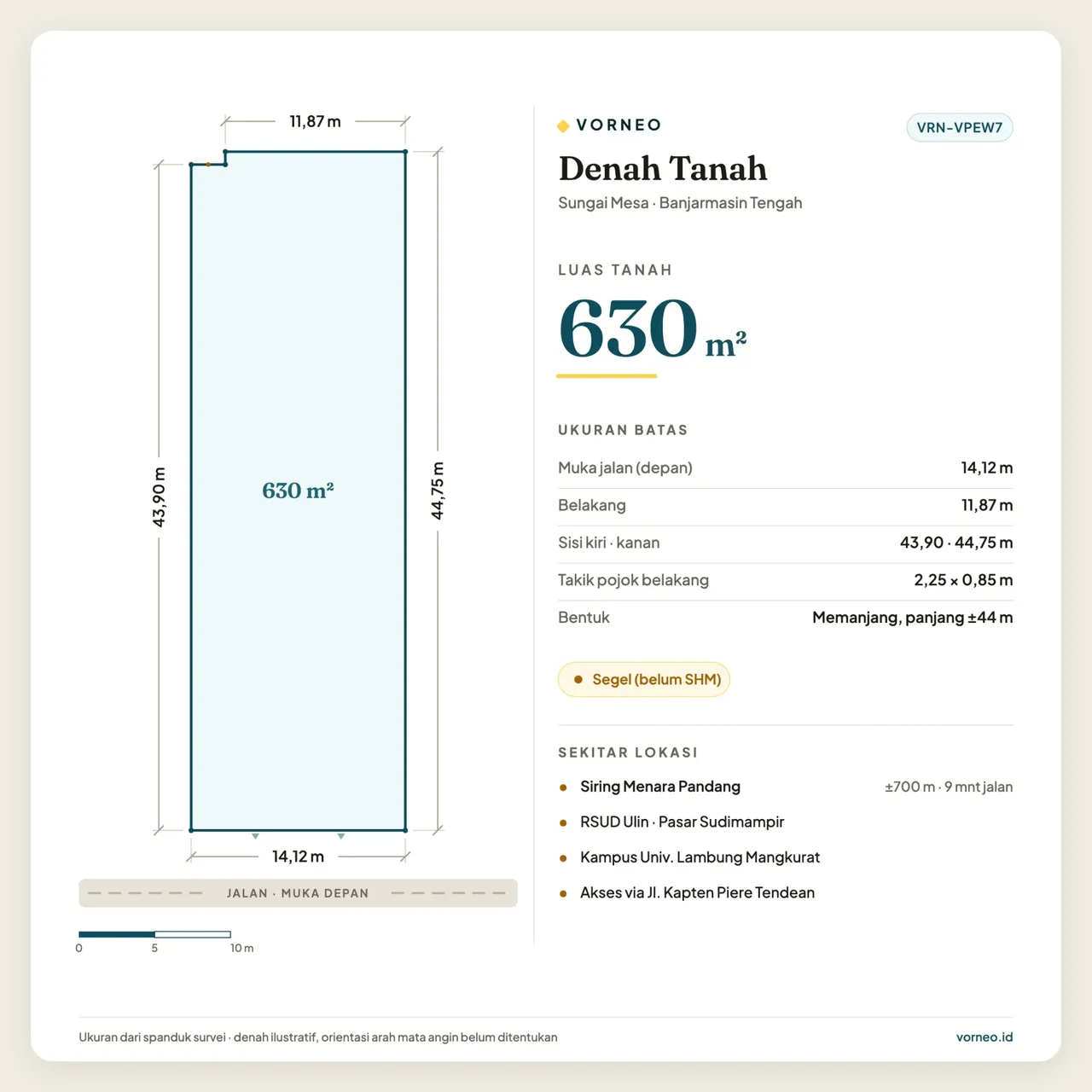 Denah Tanah 1