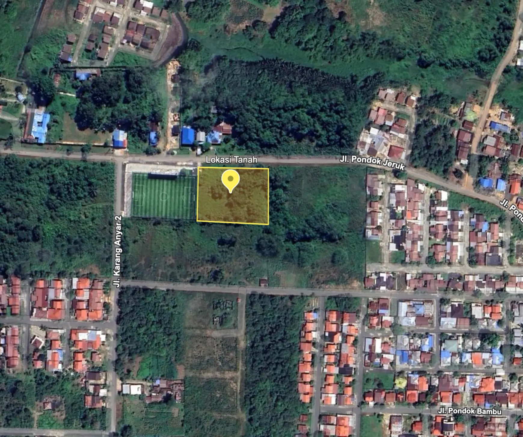 Tanah 53 x 70 Meter Dijual di Karang Anyar 2, Banjarbaru