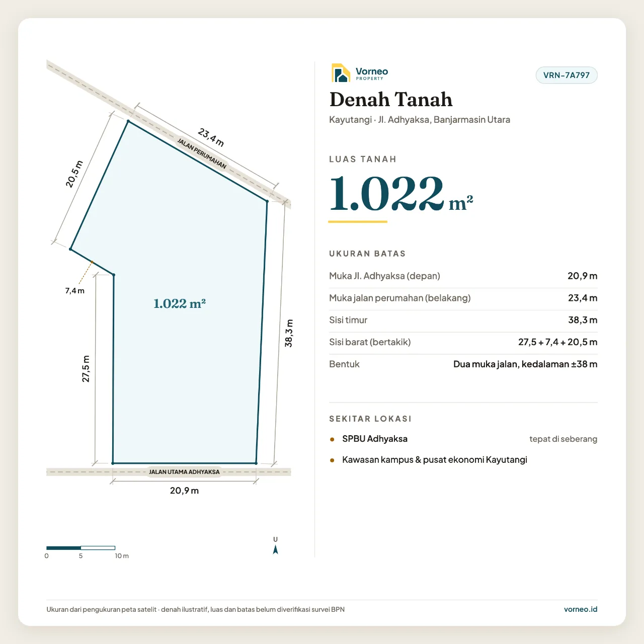 Denah Tanah 1