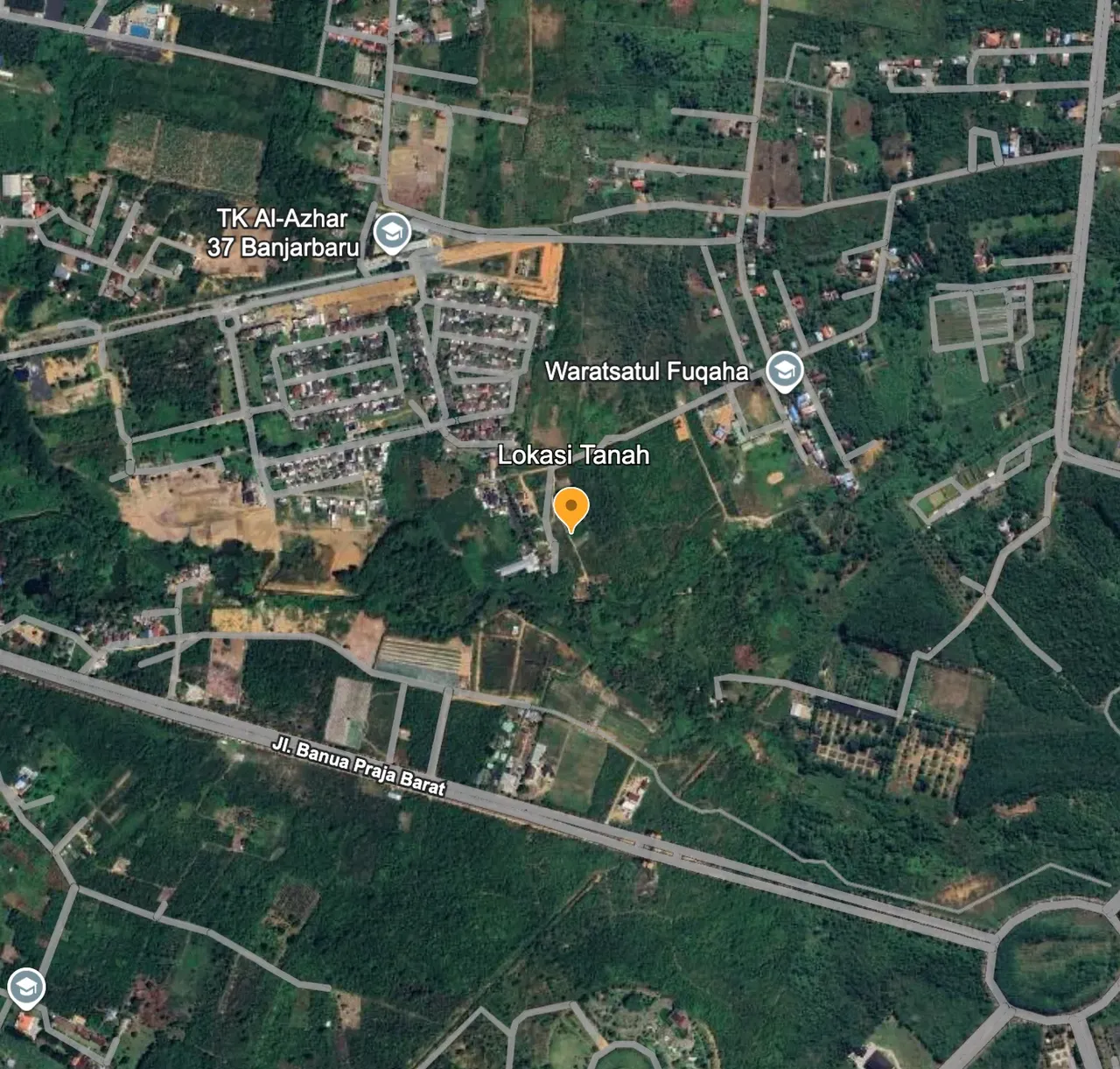 Tanah Dijual 120 m² SHM, 8 Menit ke Kantor Gubernur Banjarbaru