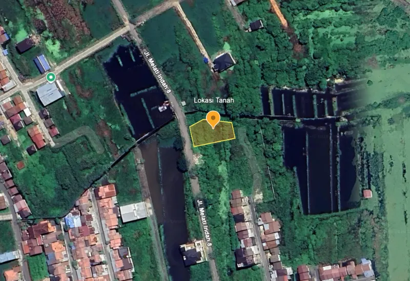 Tanah Dijual 801 m² di Jl. Melati Indah 8, Banjarmasin 2